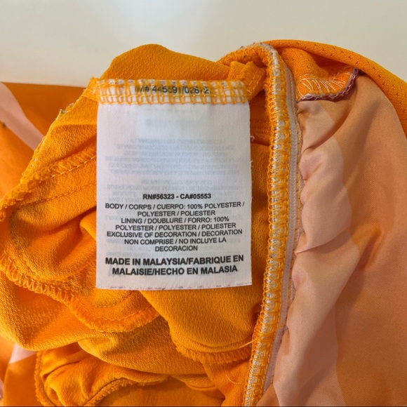 Nike women’s Dri- fit vented running shorts, small, orange - Picture 8 of 11